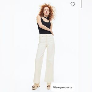 H&M Wide Leg High waist jeans